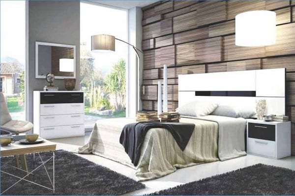 Double Bed Wall with Headboards Ideas