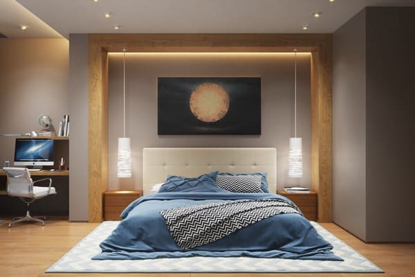 Small Bedroom Interior Design Style, Small Bedroom Headboard Ideas 2021