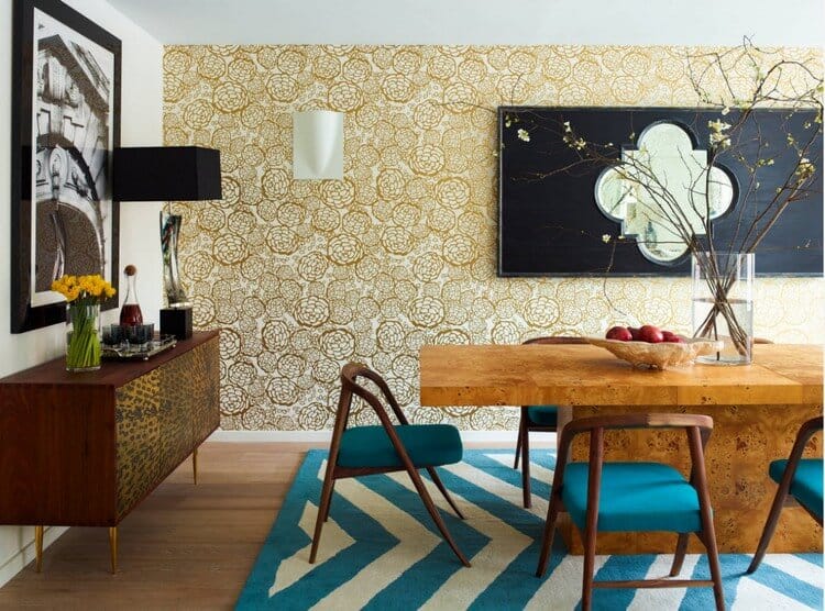 Modern Living Room Wallpaper Trends 2020 2021 Edecortrends - Modern Living Room Wallpaper Ideas 2020