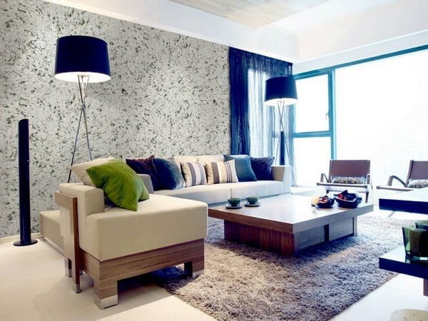 Living Room Wallpaper 2021 - Latest trends and interesting ...