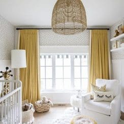 Baby Room Curtains Ideas (Nursery Window Treatment)