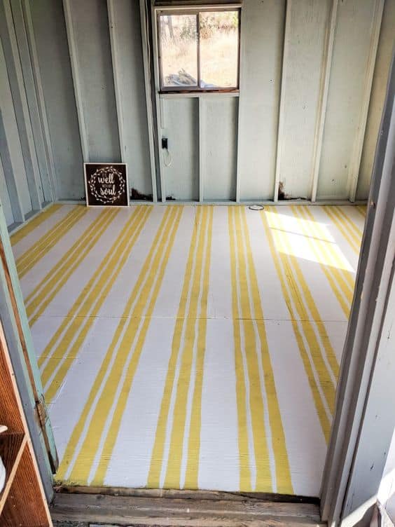 vinyl shed flooring