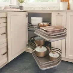 Smart & Creative Corner Kitchen Cabinet Ideas