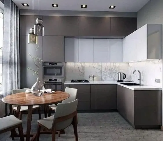 kitchen and dining combo design