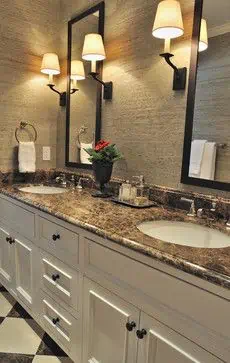 White - Color that goes with brown granite