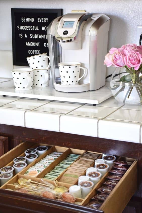 Top-drawer and Countertop Coffee Station