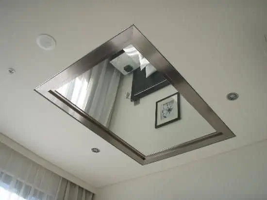 how to install mirror tiles for ceiling 2