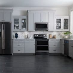 Kitchen Color Schemes With Black Appliances