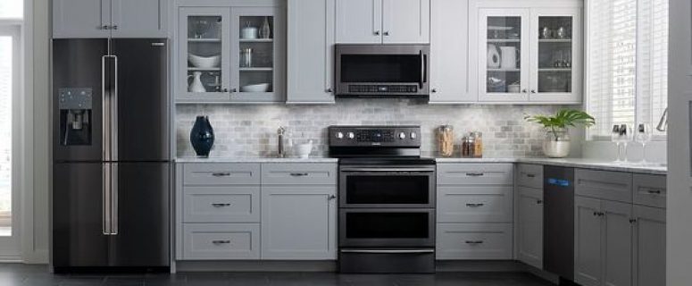 Kitchen Color Schemes With Black Appliances